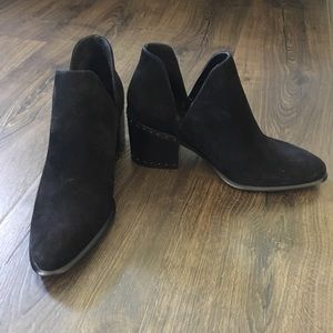 New Vince Camuto Black Suede booties